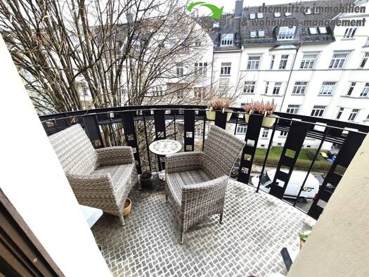 Wohnung zum Kauf 67.500 € 2 Zimmer 50,9 m² 2. Geschoss Theodor-Lessing-Straße 22 Kaßberg Kaßberg 09112