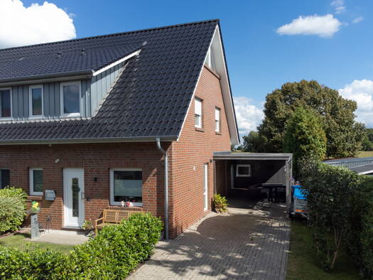 Doppelhaushälfte zum Kauf 339.000 € 5 Zimmer 117 m² 461 m² Grundstück Süddorf Edewecht / Süddorf 26188