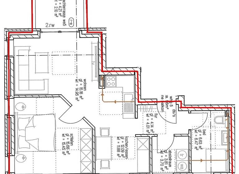 Wohnung zur Miete - Erstbezug 750 € 2 Zimmer 58,2 m² frei ab sofort Remels Uplengen 26670