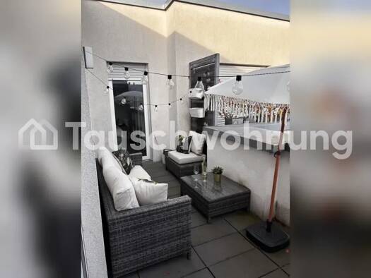 Terrassenwohnung zur Miete Tauschwohnung 805 € 3 Zimmer 82 m² 4. Geschoss Lörick Düsseldorf 40549
