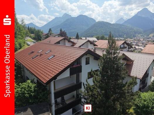 Wohnung zum Kauf 184.000 € 1 Zimmer 33 m² Mittenwald Mittenwald 82481