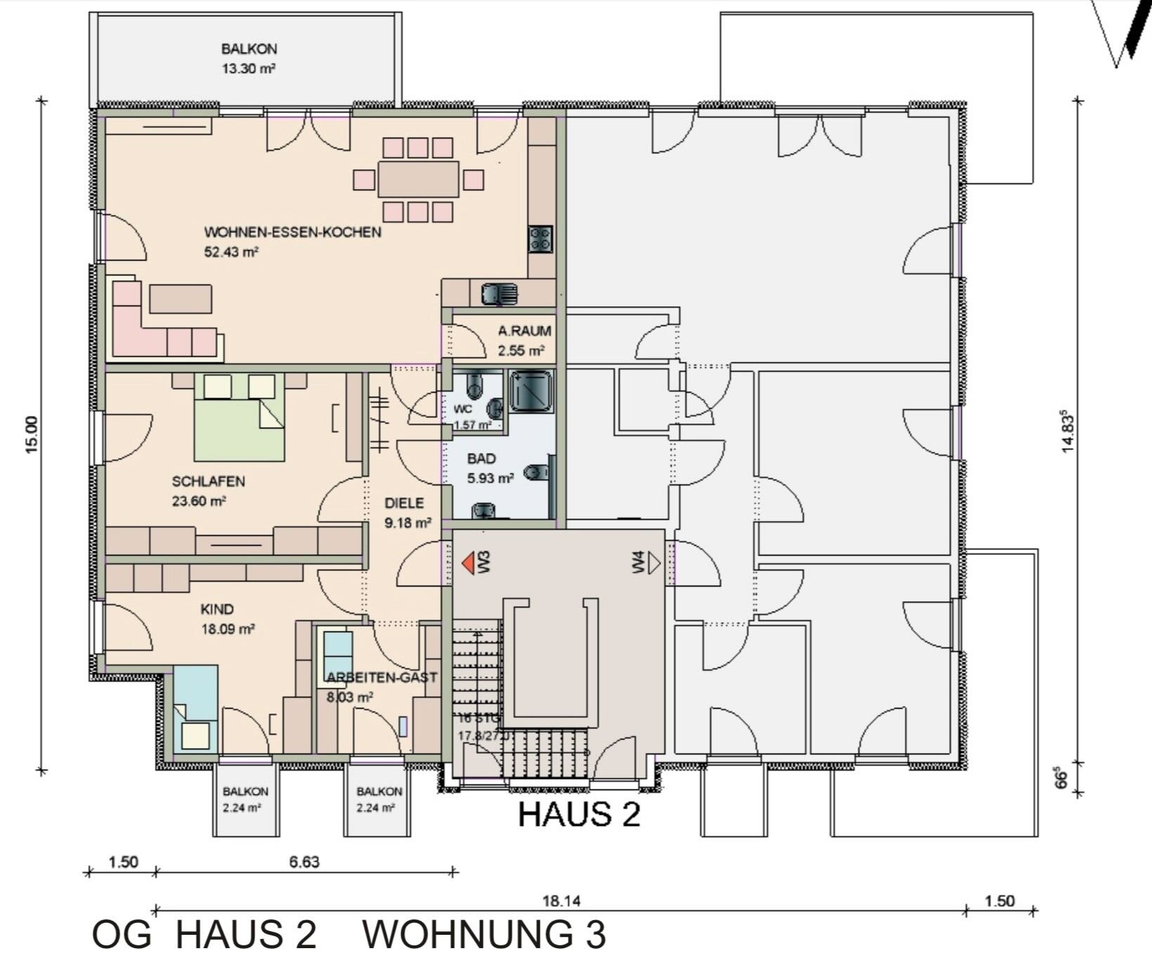 Wohnung zum Kauf provisionsfrei 798.000 € 4 Zimmer 129 m²<br/>Wohnfläche 1.<br/>Geschoss ab sofort<br/>Verfügbarkeit Alte Frankfurter Str.42 Waldhof - Mitte Mannheim 68305