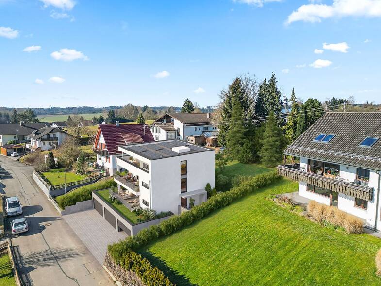 Wohnung zum Kauf - Neubau provisionsfrei 454.900 € 3,5 Zimmer 101,6 m² 1. Geschoss Kirchberg Kirchberg an der Iller 88486