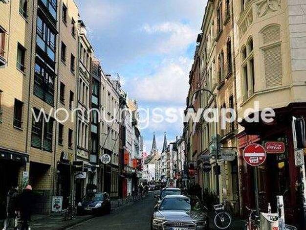 Studio zur Miete Tauschwohnung 860 € 2 Zimmer 47 m² 1. Geschoss Altstadt-Nord Köln 50670