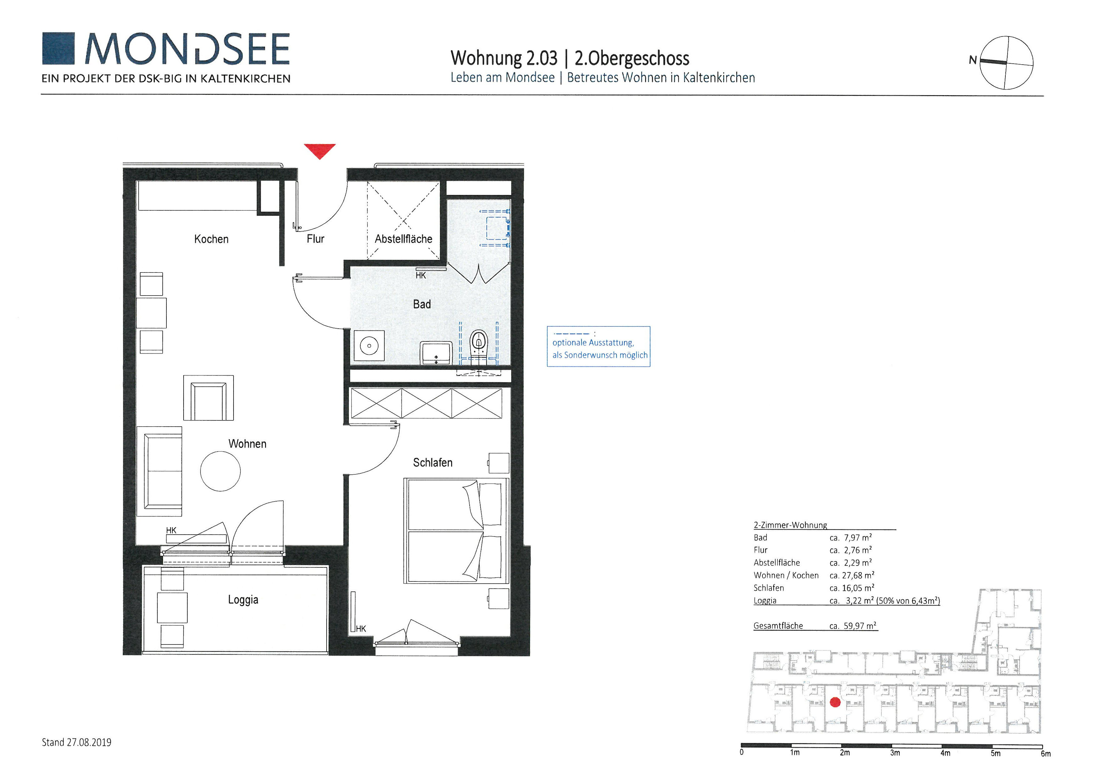 Studio zur Miete 750 € 2 Zimmer 3.<br/>Geschoss ab sofort<br/>Verfügbarkeit Grashofstraße 47 Kaltenkirchen 24568