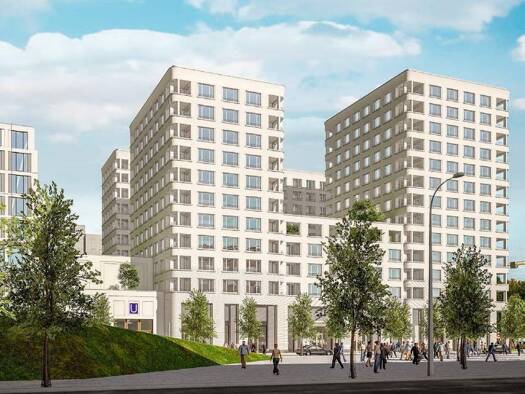 Wohnung zur Miete 1.590 € 2 Zimmer 44 m² 6. Geschoss Gabriele-Tergit-Promenade 21 Tiergarten Berlin 10963