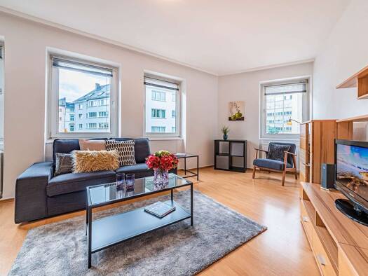 Wohnung zur Miete auf Zeit 1.650 € 2 Zimmer 53 m² frei ab sofort Nordend-Ost Innenstadt III 60316