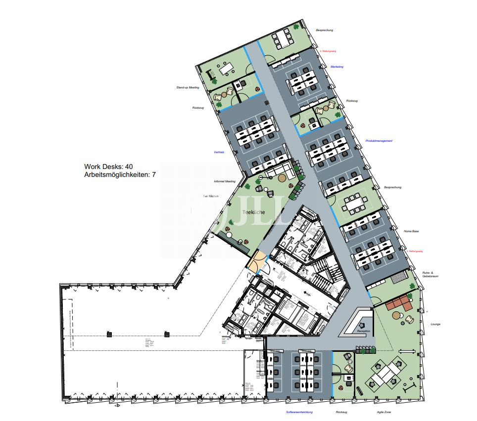 Bürofläche zur Miete provisionsfrei 22 € 738,9 m²<br/>Bürofläche Ostend Frankfurt am Main 60314