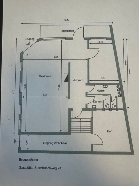 Laden zur Miete 1.105 € 130 m²<br/>Verkaufsfläche Neudorf - Nord Duisburg 47057