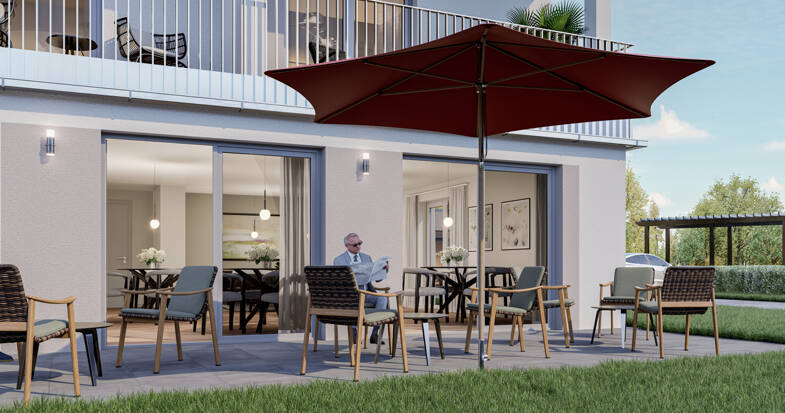 Wohnung zur Miete - Neubau 709 € 1 Zimmer 38 m² 1. Geschoss frei ab 01.10.2025 Türkheim Türkheim 86842