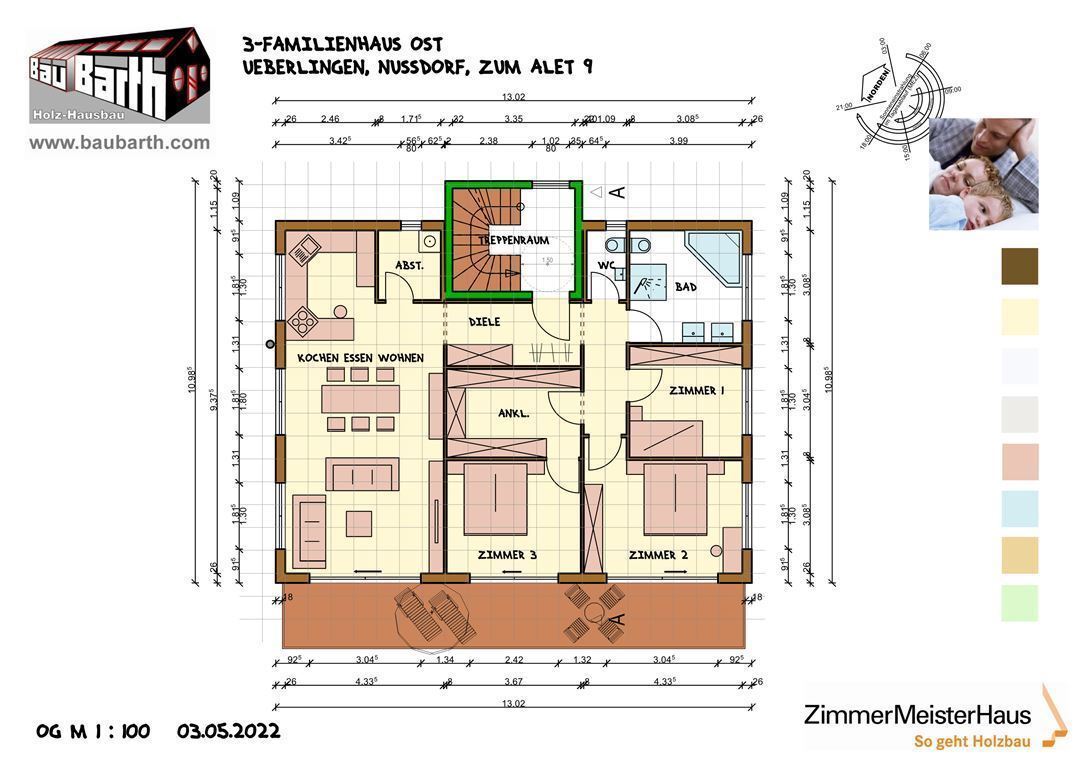 Wohnung zum Kauf provisionsfrei 749.000 € 5 Zimmer 111 m²<br/>Wohnfläche 2.<br/>Geschoss Nußdorf Überlingen 88662