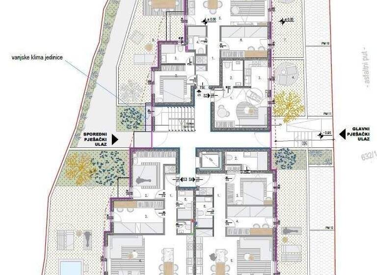 Wohnung zum Kauf 242.000 € 2 Zimmer 80 m² Krcic Okrug