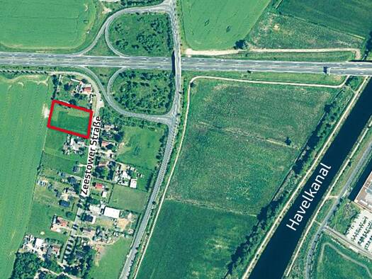 Grundstück zum Kauf 98.000 € 4.764 m² Grundstück Zeestower Straße 1 Wustermark 14641