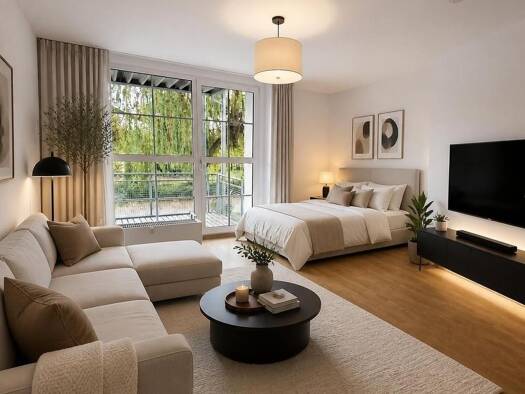 Wohnung zur Miete 320 € 1 Zimmer 32 m² EG Am Rebstock 12 Großkugel Kabelsketal 06184