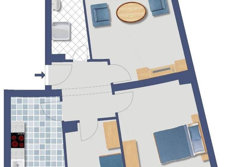 Wohnung zum Kauf provisionsfrei 202.400 € 3,5 Zimmer 64 m² 3. Geschoss Vorarlberger Damm 2 Schöneberg Berlin 12157