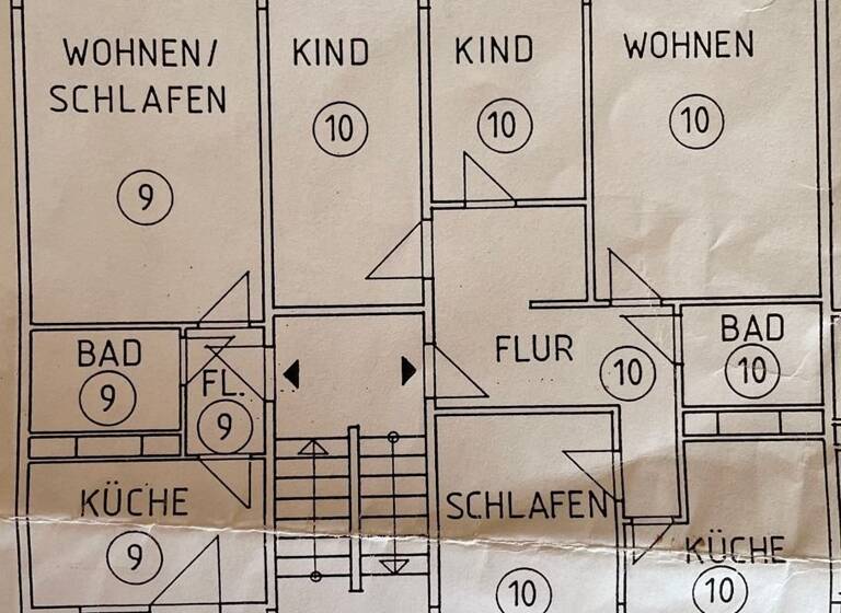 Wohnung zur Miete 500 € 4 Zimmer 70 m²<br/>Wohnfläche Dachgeschoss, 4.<br/>Geschoss Poststraße 10 Sömmerda Sömmerda 99610