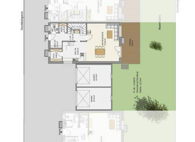 Doppelhaushälfte zur Miete - Erstbezug 2.990 € 5 Zimmer 188 m² 350 m² Grundstück frei ab sofort Steigenberg Penzberg 82377