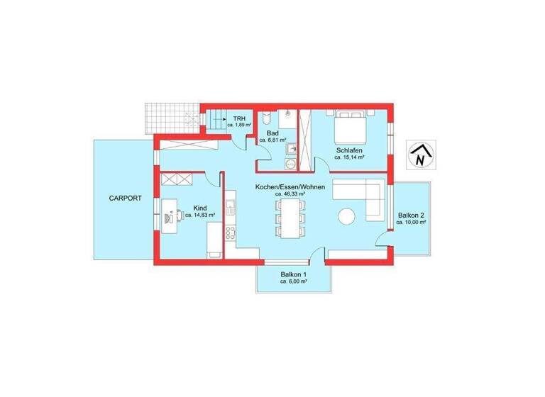 Wohnung zur Miete 2.550 € 3 Zimmer 91 m² EG frei ab sofort Thalk.Obersendl.-Forsten-Fürstenr.-Solln München 81479
