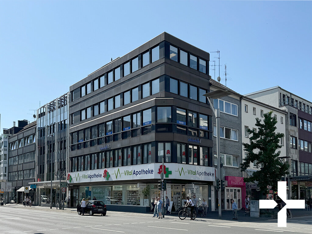 Wohn- und Geschäftshaus zum Kauf als Kapitalanlage geeignet 2.210.000 € 748 m²<br/>Fläche 151 m²<br/>Grundstück Bismarckstraße 29 Gladbach Mönchengladbach 41061