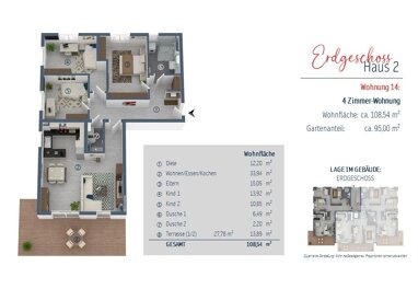 Wohnung zum Kauf provisionsfrei 949.000 € 4 Zimmer 108,5 m² EG Bürgermeister-Krug-Weg 1 + 3 Olching Olching 82140