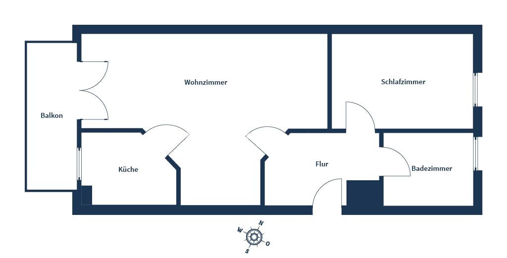 Wohnung zum Kauf 130.000 € 2 Zimmer 61,9 m²<br/>Wohnfläche 2.<br/>Geschoss Leutzsch Leipzig 04179