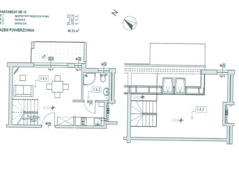 Maisonette zum Kauf 180.000 € 2 Zimmer 48,3 m² 1. Geschoss Niechorze 72-350