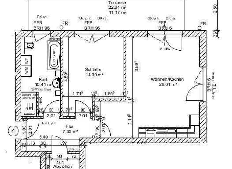 Terrassenwohnung zur Miete 1.064 € 2 Zimmer 76 m² EG frei ab 01.06.2026 Ahornstraße 27 Andershof Stralsund 18439