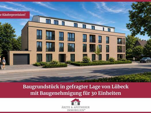 Grundstück zum Kauf 1.449.000 € 1.505 m² Grundstück St. Lorenz Nord St. Lorenz-Nord 23556