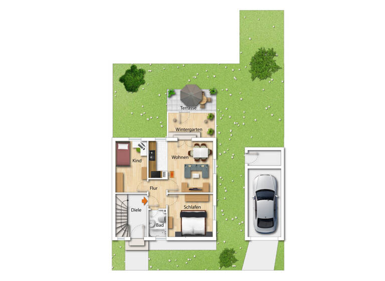 Reihenendhaus zum Kauf 397.000 € 7 Zimmer 119 m² 629 m² Grundstück Röthenbach Röthenbach an der Pegnitz 90552