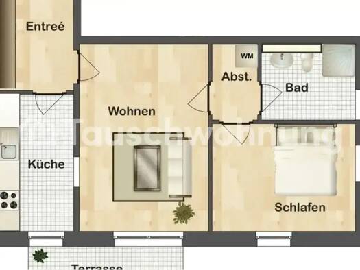 Wohnung zur Miete Tauschwohnung 600 € 2 Zimmer 65 m² 4. Geschoss Teltower Vorstadt Potsdam 14473