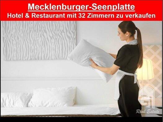 Hotel zum Kauf 1.950.000 € 32 Zimmer 63 Betten 420 m² Gastrofläche 4.696 m² Grundstück Sembzin Klink 17192