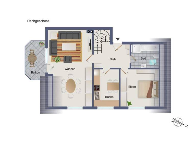 Maisonette zum Kauf 239.000 € 3 Zimmer 87,4 m² 2. Geschoss frei ab 01.07.2026 Harsewinkel 33428