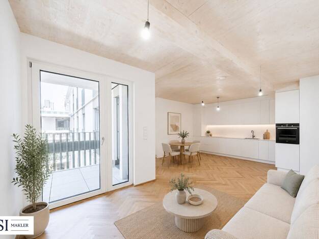 Wohnung zum Kauf - Erstbezug 478.000 € 2 Zimmer 53,8 m² 2. Geschoss Obere Donaustraße 23 Leopoldstadt 1020