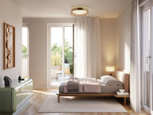 Wohnung zum Kauf - Neubau provisionsfrei 412.500 € 2 Zimmer 57,7 m² EG Ditzingen 71254