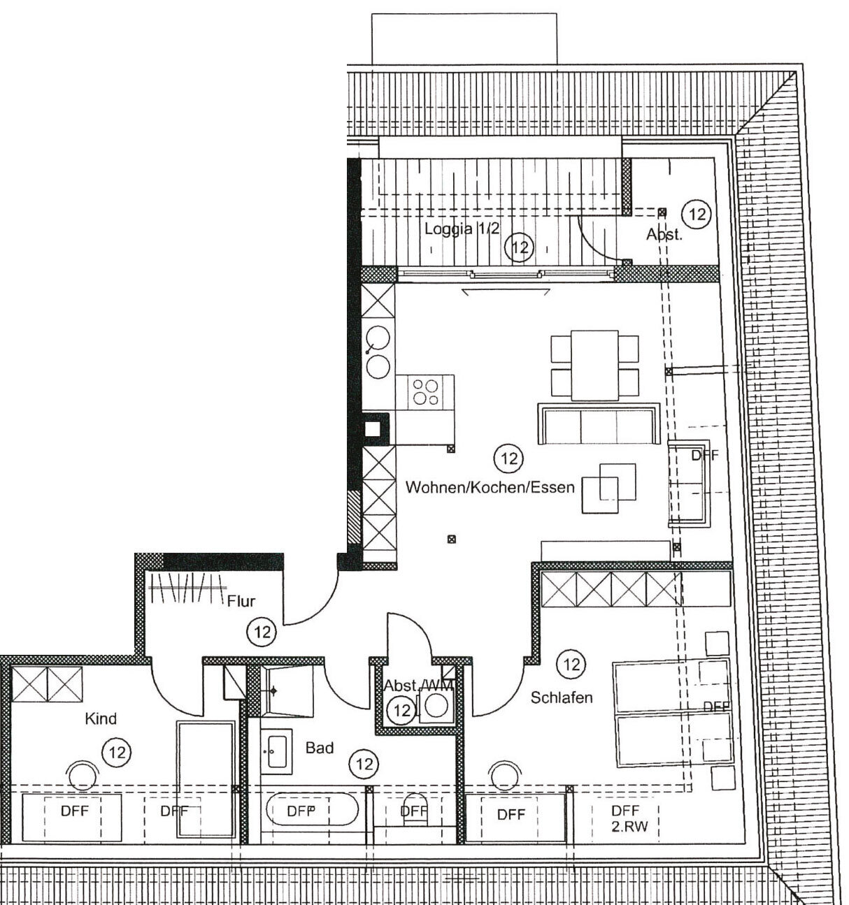 Wohnung zur Miete 1.060 € 3 Zimmer 80,3 m²<br/>Wohnfläche 4.<br/>Geschoss 01.03.2025<br/>Verfügbarkeit Gießerstraße 56 Plagwitz Leipzig 04229