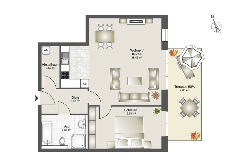 Wohnung zur Miete 930 € 2 Zimmer 78,8 m²<br/>Wohnfläche 01.08.2025<br/>Verfügbarkeit Lüdenscheid Lüdenscheid 58511