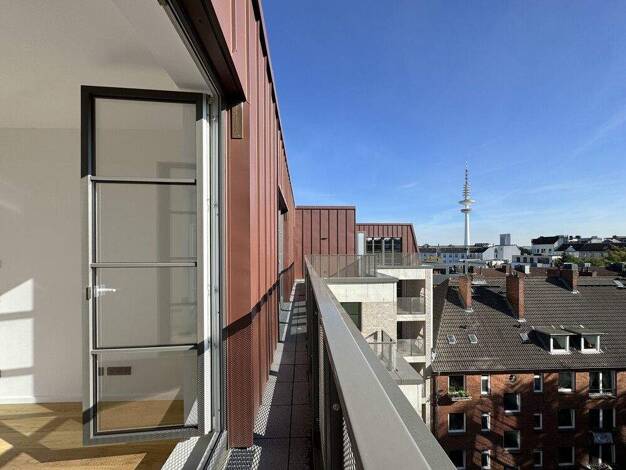 Wohnung zum Kauf - Neubau provisionsfrei 749.000 € 2 Zimmer 56,6 m² 6. Geschoss Bartelsstraße 65 Sternschanze Hamburg 20357