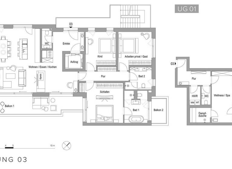 Wohnung zum Kauf - Erstbezug provisionsfrei 6.945.000 € 5 Zimmer 209 m² EG Kitzbühel 6370