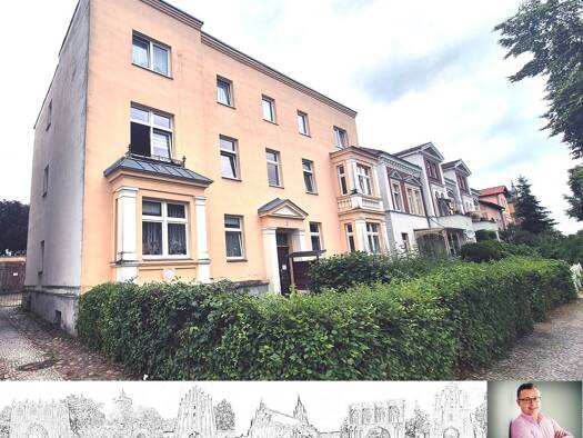 Mehrfamilienhaus zum Kauf als Kapitalanlage geeignet 419.000 € 17 Zimmer 489 m² 1.200 m² Grundstück Neustrelitz Neustrelitz 17235