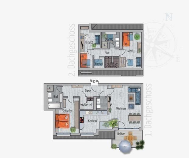 Maisonette zum Kauf provisionsfrei 398.500 € 4 Zimmer 115,1 m²<br/>Wohnfläche ab sofort<br/>Verfügbarkeit Reichenbrand 862 Chemnitz 09117