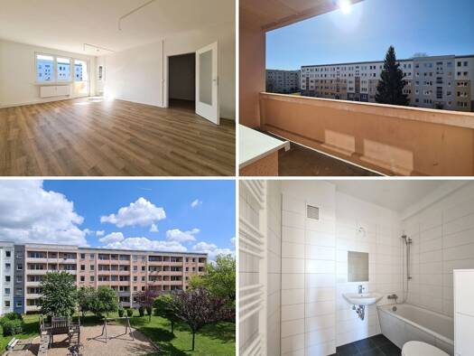 Wohnung zur Miete 439 € 4 Zimmer 80 m² 4. Geschoss Maxim-Gorki-Straße 8 Freiberg 09599