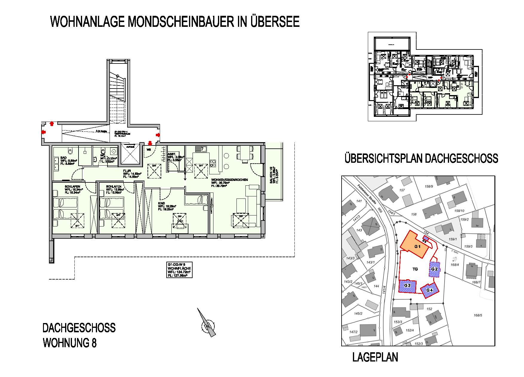 Wohnung zum Kauf provisionsfrei 875.000 € 4 Zimmer 123,2 m²<br/>Wohnfläche 2.<br/>Geschoss ab sofort<br/>Verfügbarkeit Feldwieserstraße 52 Feldwies Übersee 83236