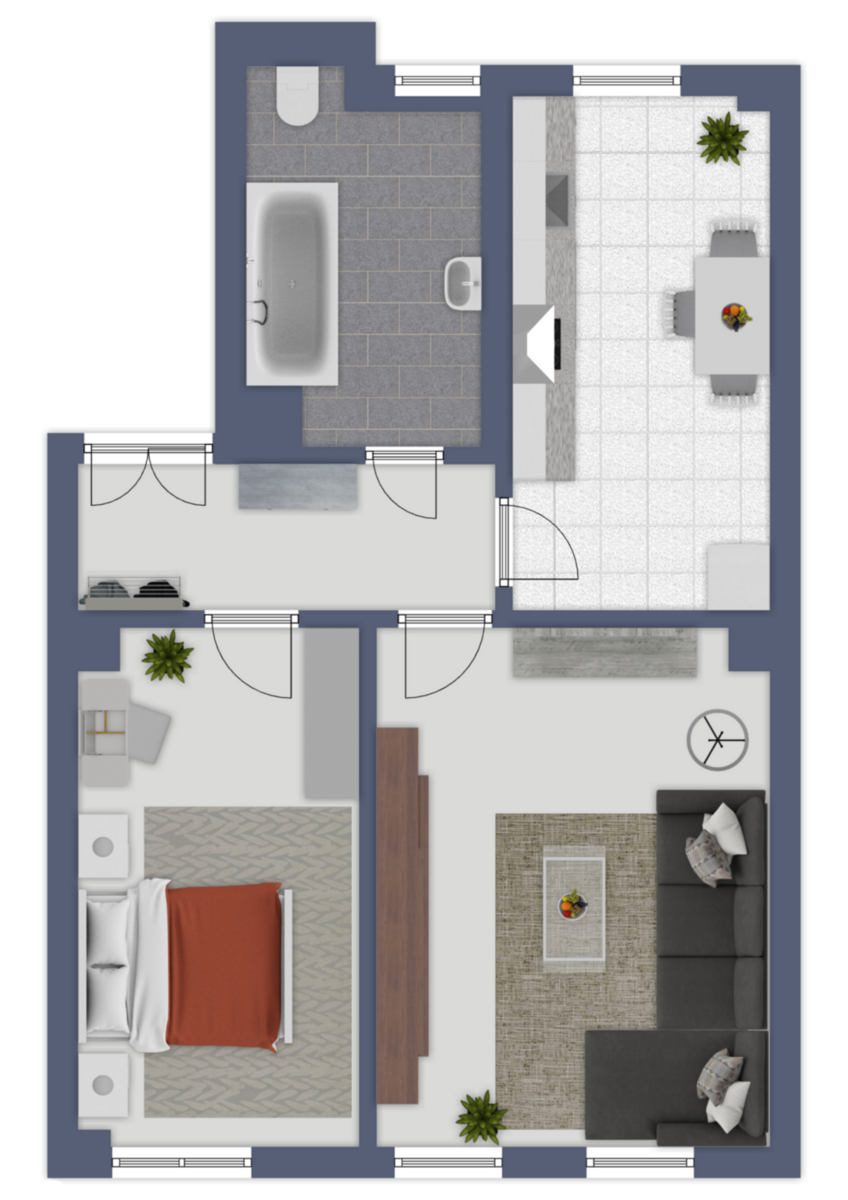 Wohnung zur Miete 307 € 2 Zimmer 45 m²<br/>Wohnfläche 2.<br/>Geschoss 01.12.2024<br/>Verfügbarkeit Freirodaer Weg 7 Lützschen-Stahmeln Leipzig 04159