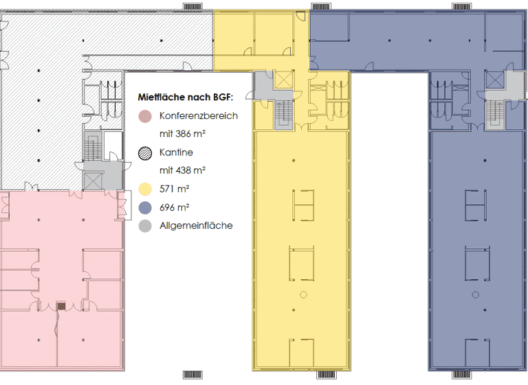 Bürogebäude zur Miete 11 € 4.292 m² Bürofläche teilbar ab 530 m² Lise-Meitner-Straße 5a Kriegshaber Augsburg 86156
