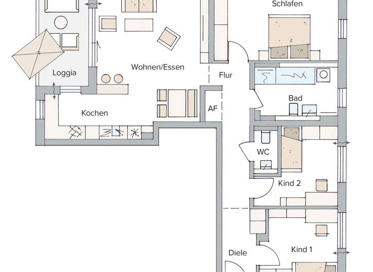 Wohnung zum Kauf - Neubau provisionsfrei 677.814 € 4 Zimmer 100,4 m² 1. Geschoss frei ab 31.03.2028 Volbehrstraße 11 Spitalhof Nürnberg 90491