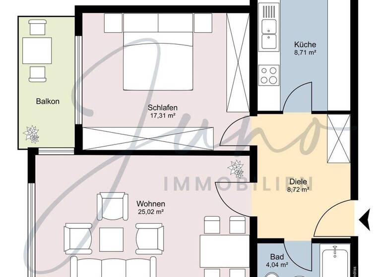 Wohnung zum Kauf 249.000 € 2 Zimmer 66 m² EG frei ab sofort Liederbach Liederbach am Taunus 65835
