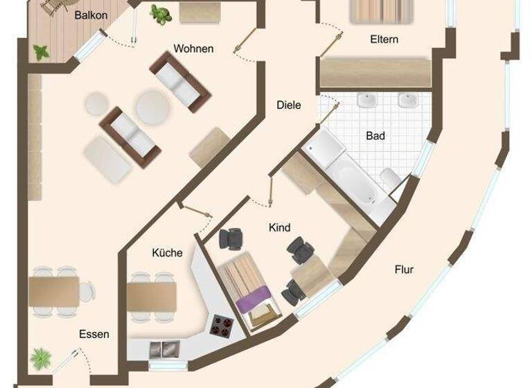 Wohnung zum Kauf provisionsfrei 245.000 € 3 Zimmer 120,5 m² 2. Geschoss Gellershagen Bielefeld 33613