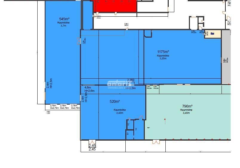 Lagerhalle zur Miete 520 m²<br/>Lagerfläche ab 520 m²<br/>Teilbarkeit Wandersleben Drei Gleichen 99869