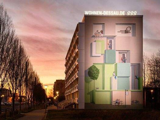 Wohnung zur Miete 450 € 3 Zimmer 68,6 m² 6. Geschoss Schochplan 41 Zoberberg Dessau-Roßlau 06847