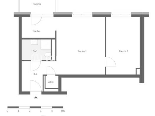 Wohnung zur Miete Tauschwohnung 1.084 € 2 Zimmer 60 m² 6. Geschoss Kreuzberg Berlin 10969